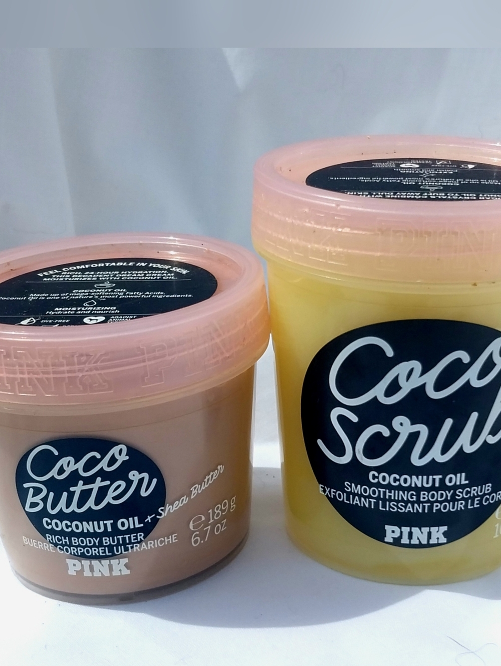 PINK Victoria's Secret Coco Scrub and Coco Butter New